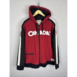 Canada Olympic Team 2010 Vancouver Hoodie Jacket Hudsons Bay Mens 2XL Podium